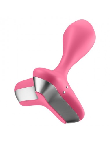 SATISFYER GAME CHANGER PLUG VIBRATOR - PINK