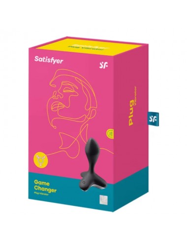 SATISFYER GAME CHANGER PLUG VIBRATOR - PINK