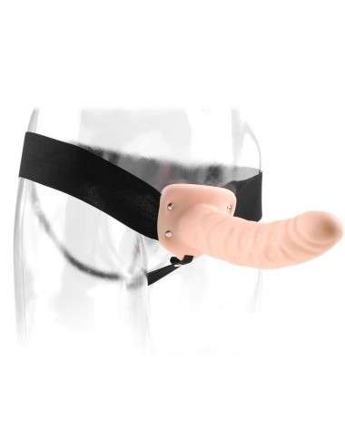 FETISH FANTASY 19 CM HOLLOW STRAP-ON NATURAL