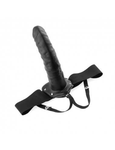 FETISH FANTASY 19 CM HOLLOW STRAP-ON BLACK