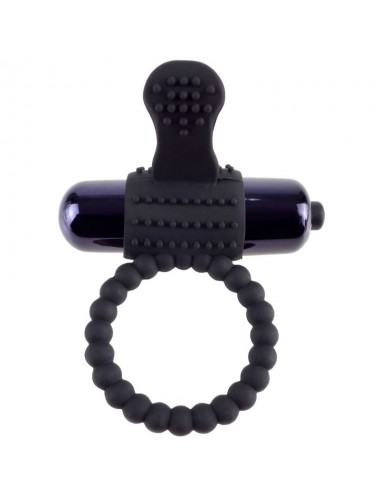 FANTASY C-RING VIBRATING SILICONE SUPER RING BLACK