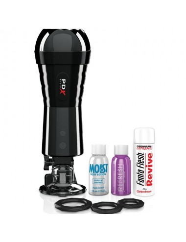PDX ELITE - COCK COMPRESSOR VIBRATING STROKER