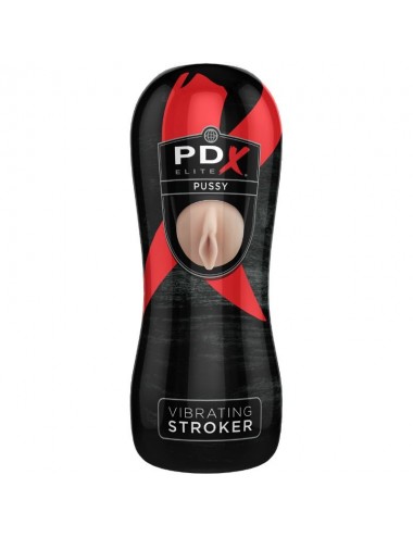 PDX ELITE VIBRATING PUSSY STROKER