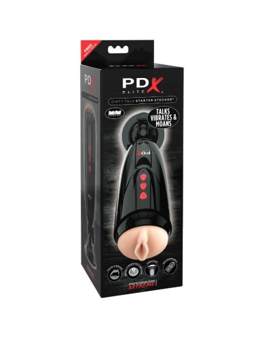 PDX ELITE DIRTY TALK STARTER STROKER