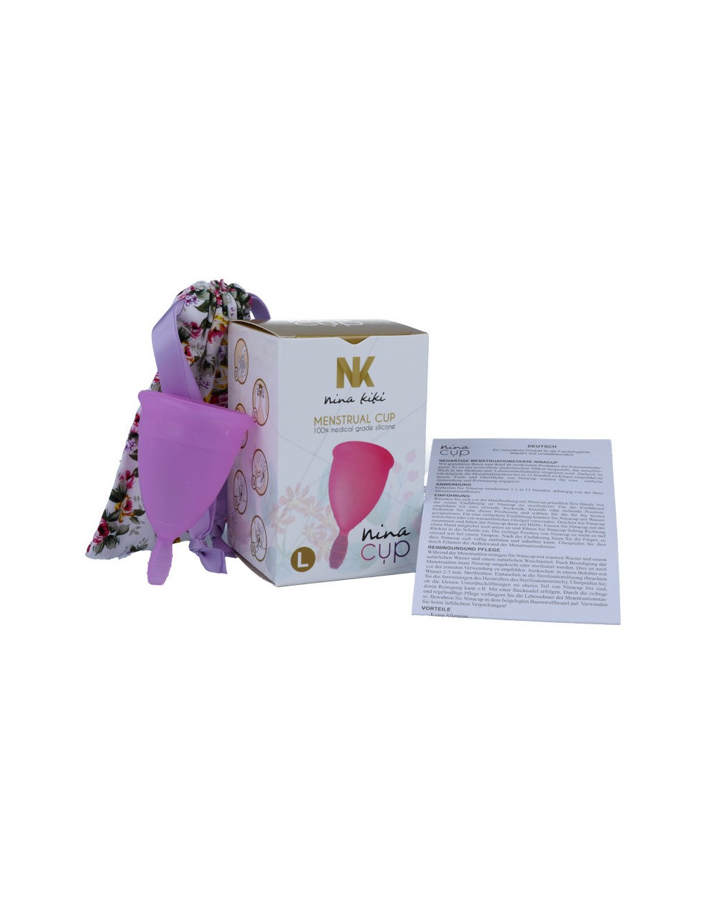 NINA CUP MENSTRUAL CUP SIZE PURPLE L NINA CUP MENSTRUAL CUP SIZE PURPLE L