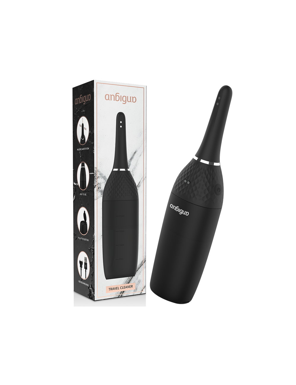 ANBIGUO RECHARGEABLE TRAVEL ANAL CLEANER 5 INTENSITIES