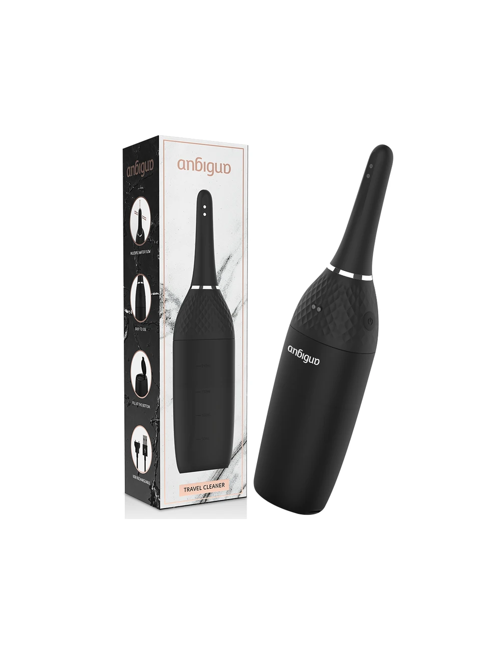 ANBIGUO RECHARGEABLE TRAVEL ANAL CLEANER 5 INTENSITIES ANBIGUO RECHARGEABLE TRAVEL ANAL CLEANER 5 INTENSITIES