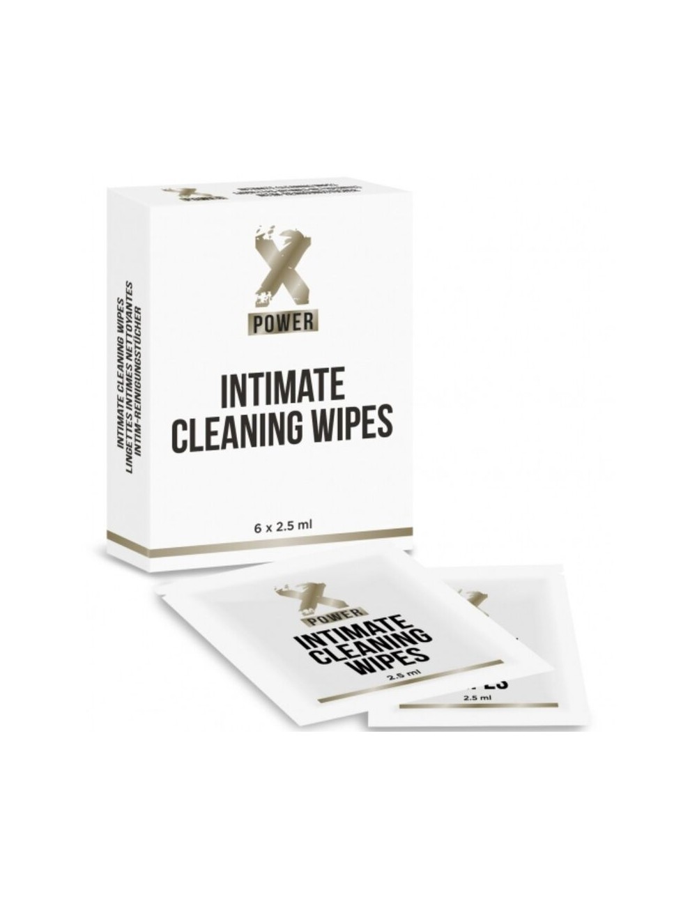 XPOWER INTIMATE CLEANING WIPES 6 UNITS