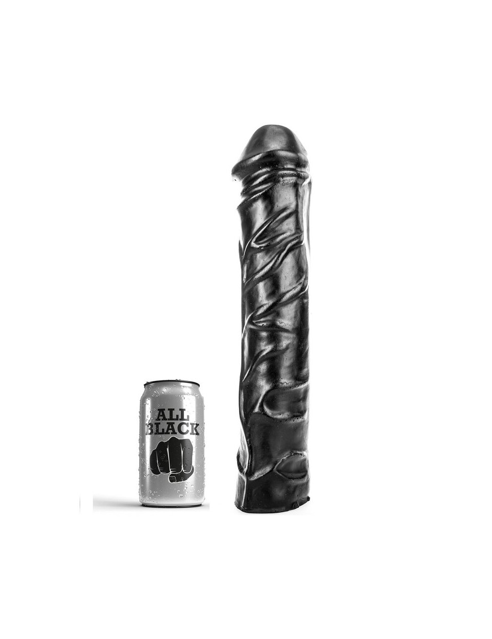 DILDO SMOTH  ALL BLACK 32 CM