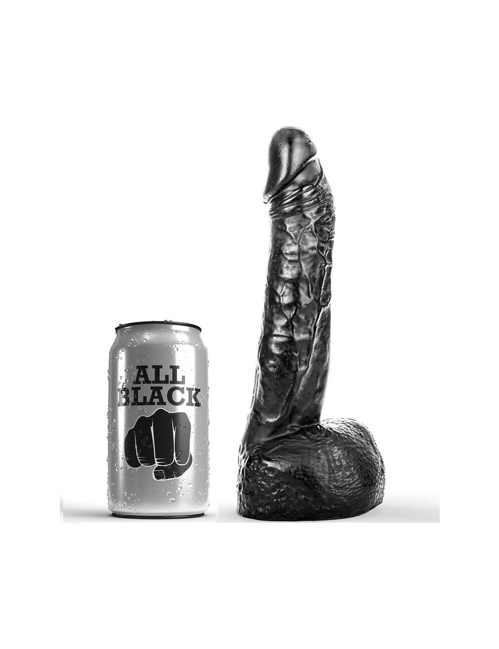 ALL BLACK DILDO FISTING 20 CM