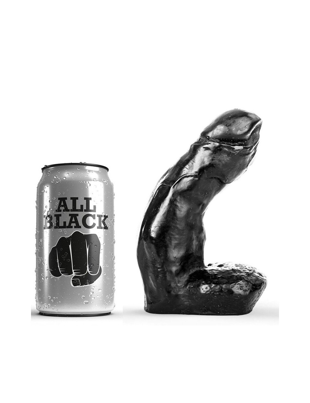 ALL BLACK DILDO 15CM ALL BLACK DILDO 15CM