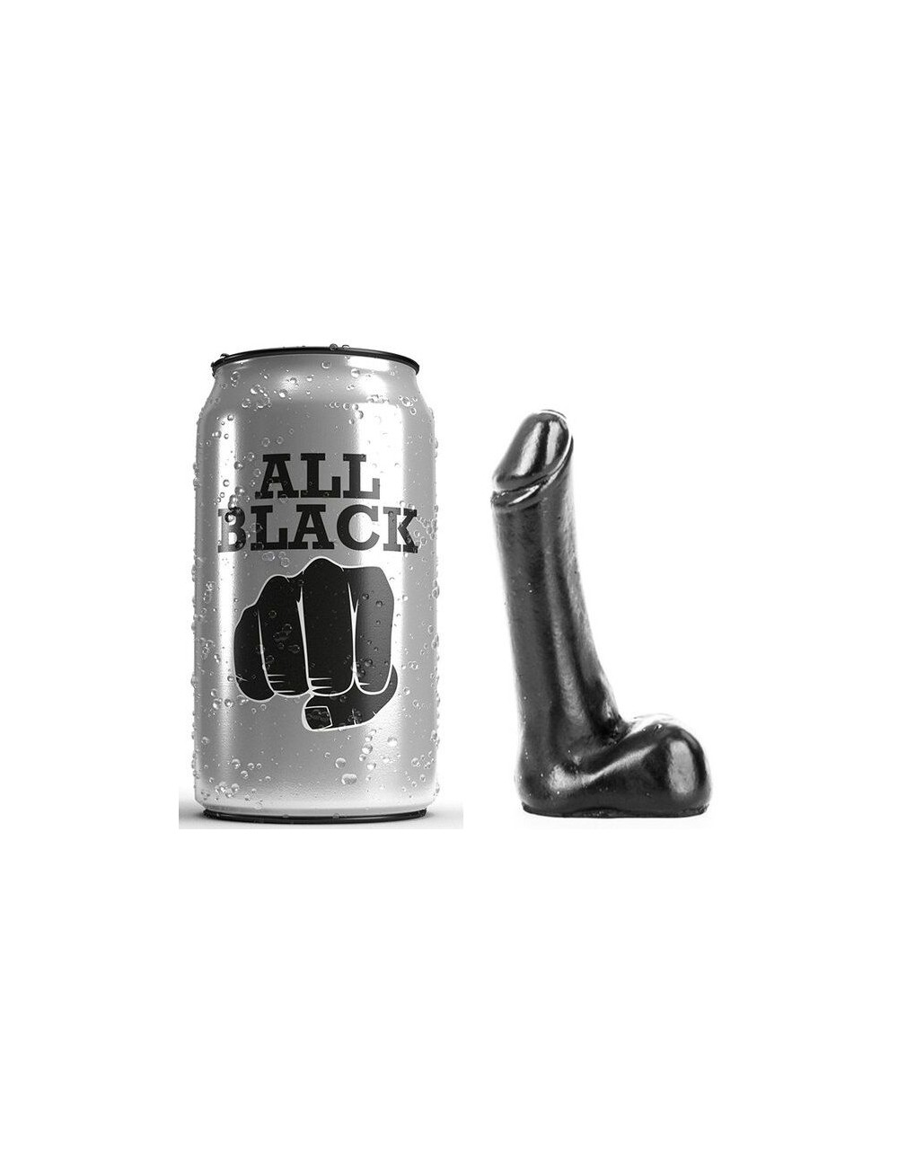 ALL BLACK DILDO 9CM ALL BLACK DILDO 9CM