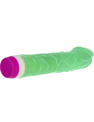 WAVES OF PLEASURE VIBRATOR GREEN 23 CM