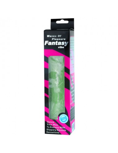 WAVES OF PLEASURE VIBRATOR GREEN 23 CM