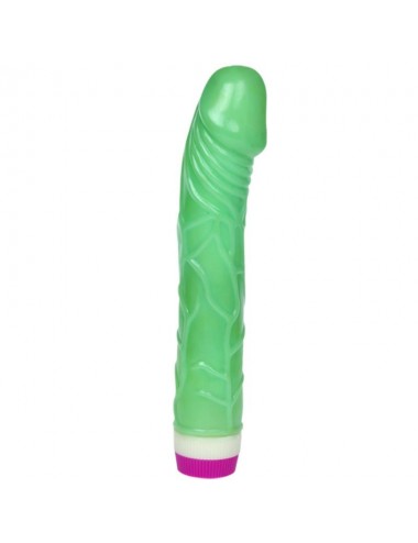WAVES OF PLEASURE VIBRATOR GREEN 23 CM