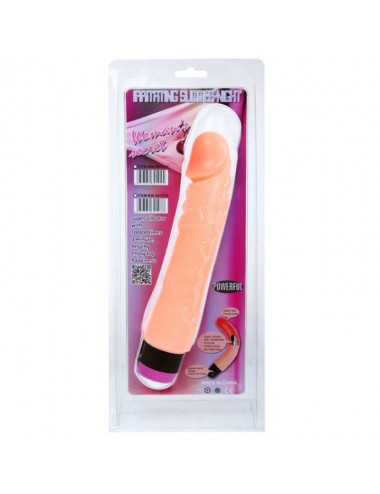 REALISTIC AND FLEXIBLE VIBRATOR FLESH 24 CM