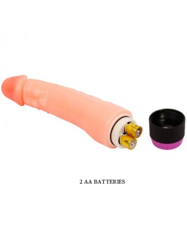 REALISTIC AND FLEXIBLE VIBRATOR FLESH 24 CM
