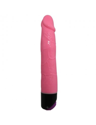 COLORFUL SEX REALISTIC VIBRATOR PINK  23 CM