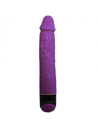 COLORFUL SEX REALISTIC VIBRATOR PURPLE  23 CM