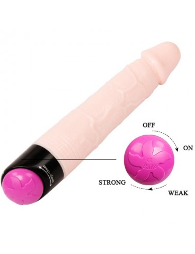 COLORFUL SEX REALISTIC DILDO VIBRATION AND ROTACION FUNCTION 24 CM