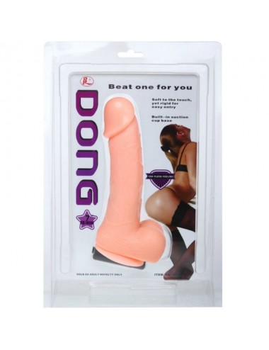 DONG REALISTIC DILDO ROTATION AND VIBRATION FUNCTION 20 CM