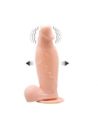 INFLATABLE AND VIBRATING REALISTIC DILDO