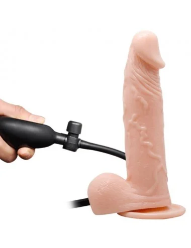 INFLATABLE AND VIBRATING REALISTIC DILDO