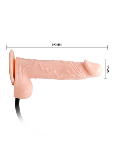INFLATABLE AND VIBRATING REALISTIC DILDO