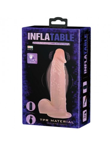 INFLATABLE AND VIBRATING REALISTIC DILDO