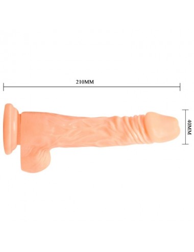 COCK VIBRATING REALISTIC DILDO FLESH