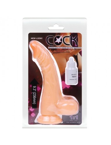 COCK VIBRATING REALISTIC DILDO FLESH