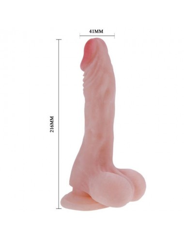 COCK REALISTIC DILDO FLESH 21.6 CM