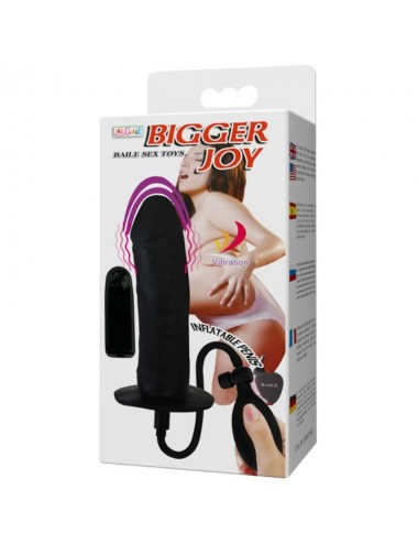 BIGGER JOY INFLATABLE AND VIBRATING PENNIS 16 CM