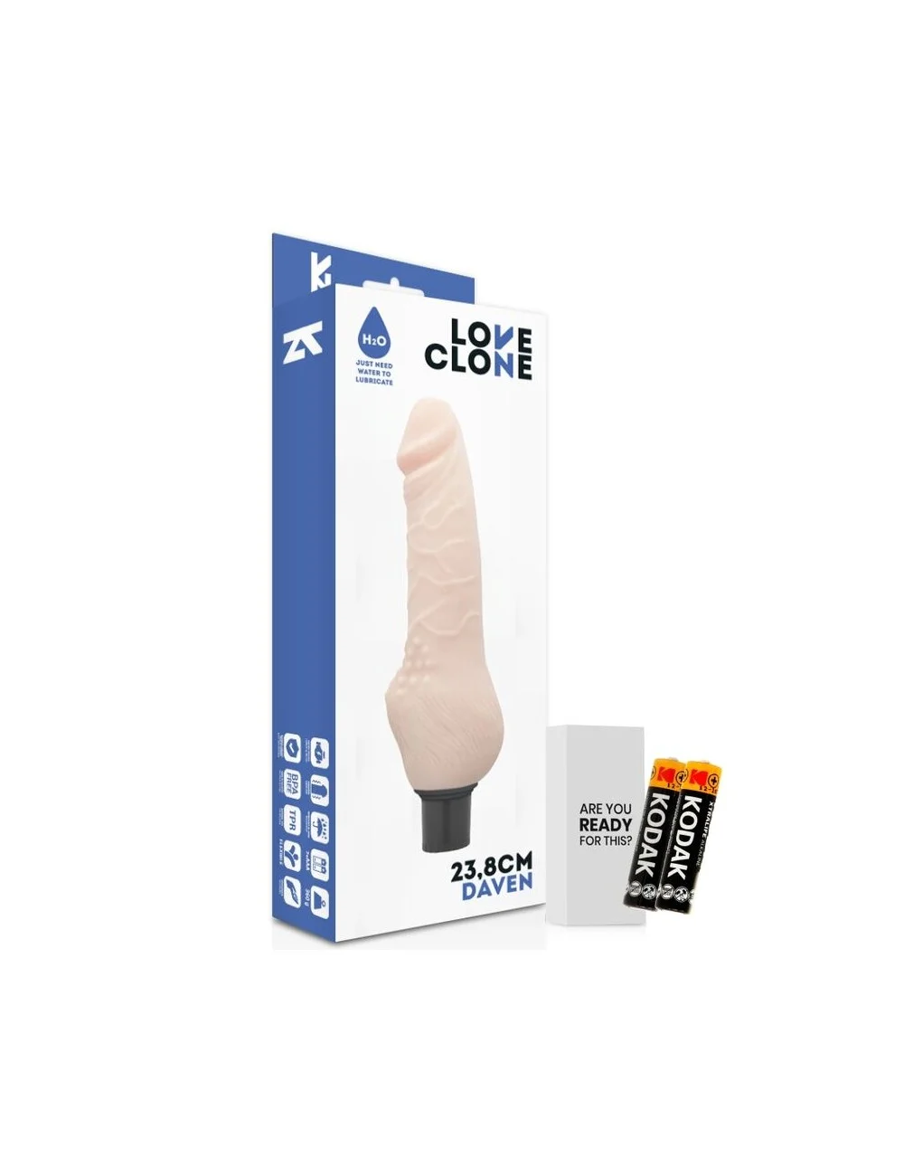 LOVECLONE DAVEN SELF LUBRICATION DONG FLESH 23.8 CM