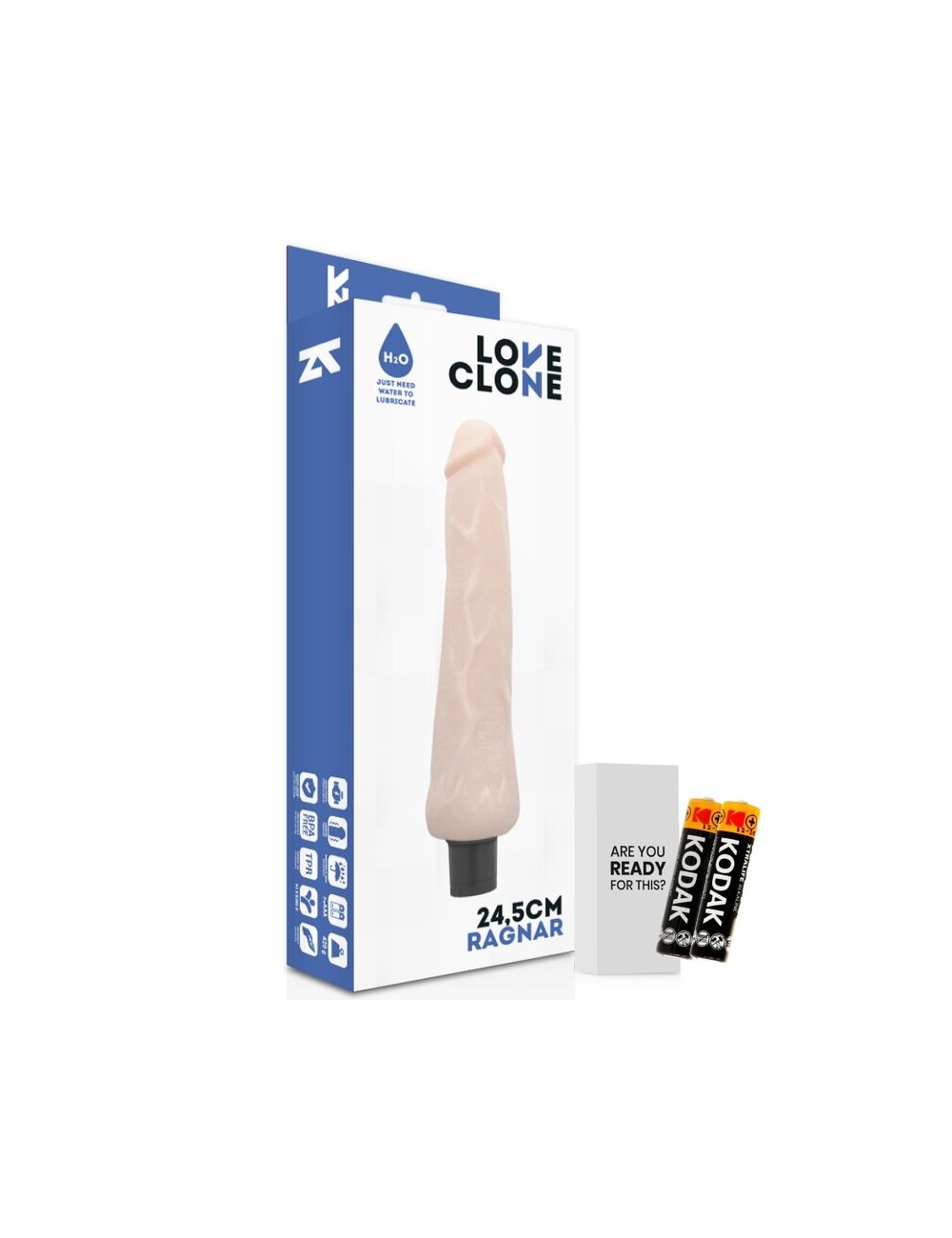 LOVECLONE RAGNAR SELF LUBRICATION DONG FLESH 24.5CM