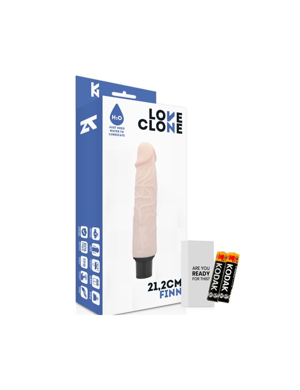 LOVECLONE FINN SELF LUBRICATION DONG FLESH 21.2CM LOVECLONE FINN SELF LUBRICATION DONG FLESH 21.2CM