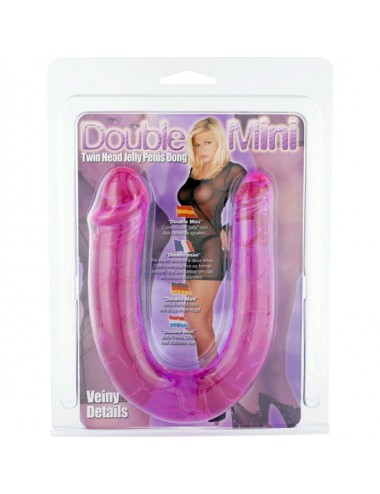 SEVENCREATIONS DOUBLE MINI TWIN HEAD JELLY PENIS DONG