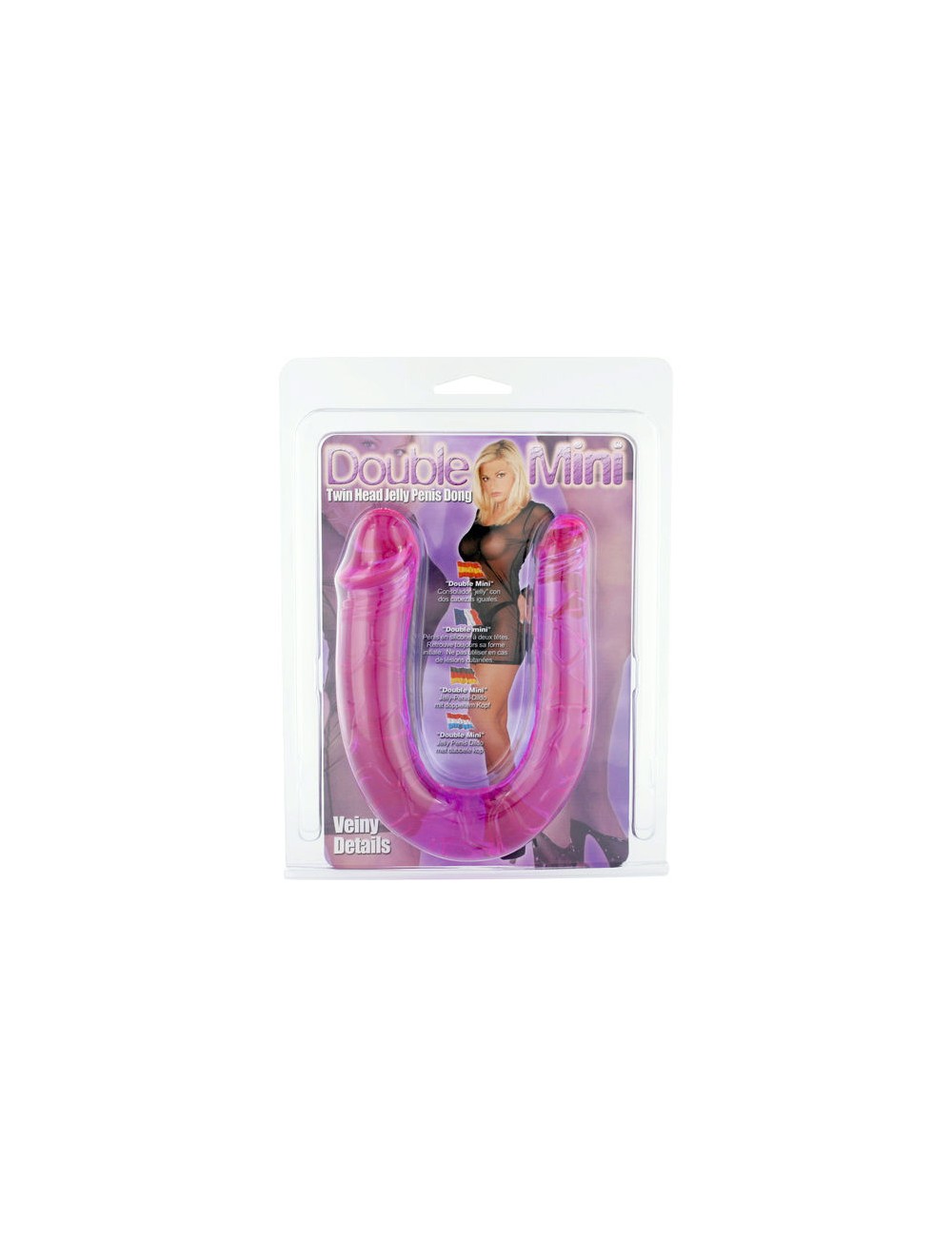 SEVENCREATIONS DOUBLE MINI TWIN HEAD JELLY PENIS DONG