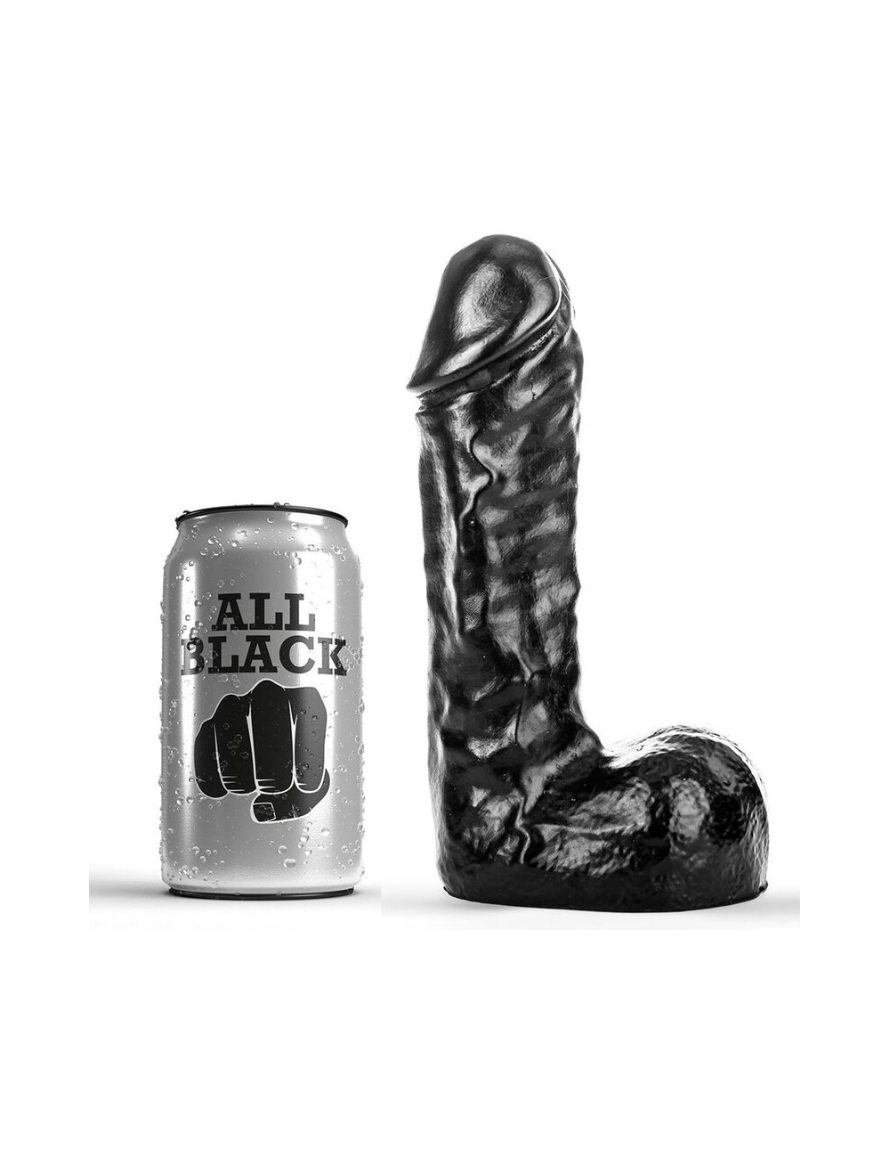ALL BLACK DONG 19CM ALL BLACK DONG 19CM