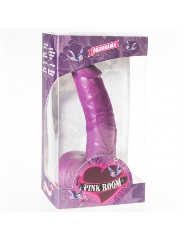 PINK ROOM CONNOR REALISTIC DILDO PURPLE 16 CM