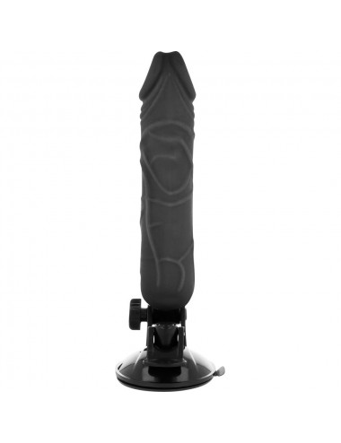 BASECOCK REALISTIC VIBRATOR REMOTE CONTROL BLACK 20 CM