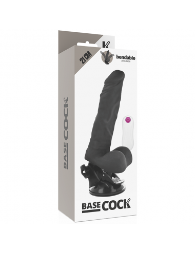 BASECOCK REALISTIC BENDABLE REMOTE CONTROL BLACK 21 CM