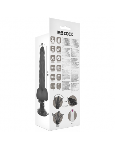 BASECOCK REALISTIC BENDABLE REMOTE CONTROL BLACK 21 CM