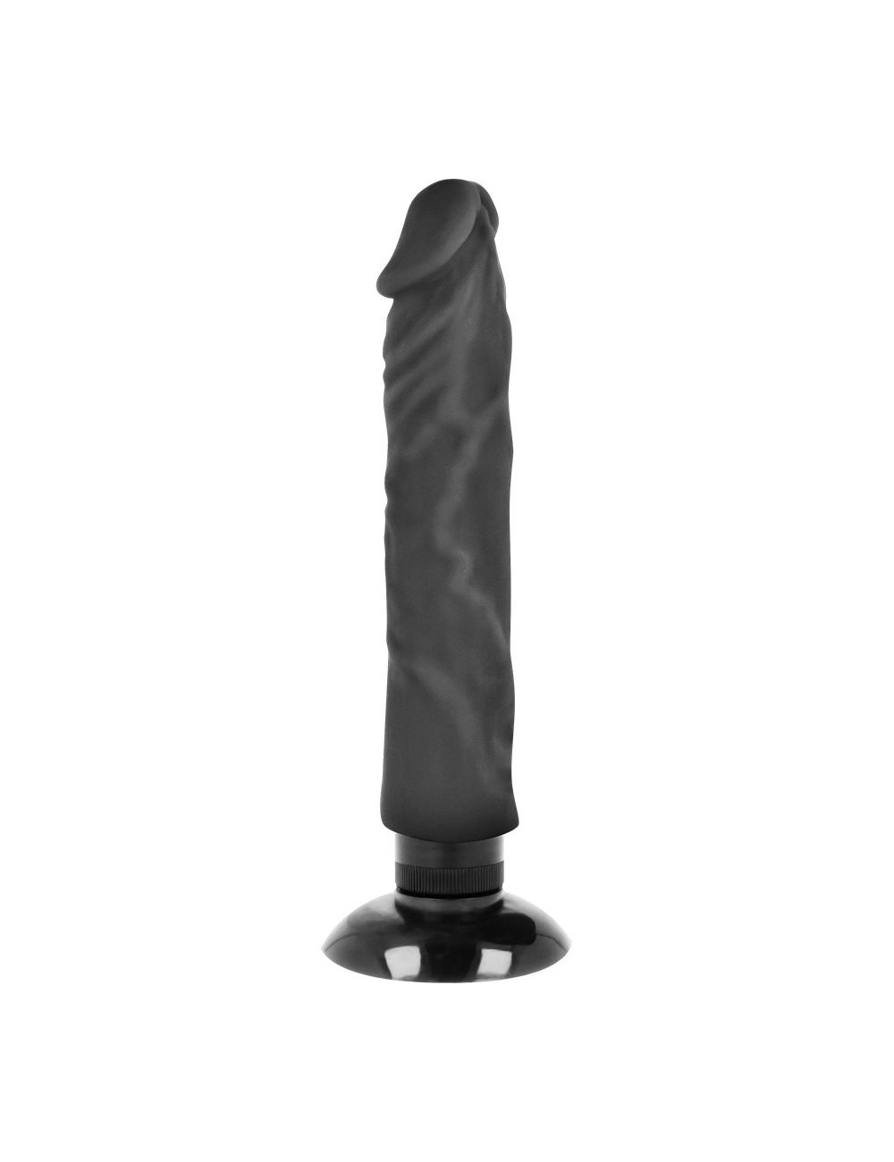 BASECOCK REALISTIC VIBRATOR 2-1 BLACK 20CM BASECOCK REALISTIC VIBRATOR 2-1 BLACK 20CM
