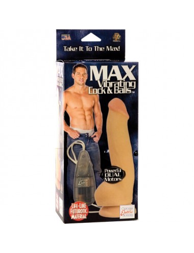 CALEX MAX VIBRATING COCK AND BALLS