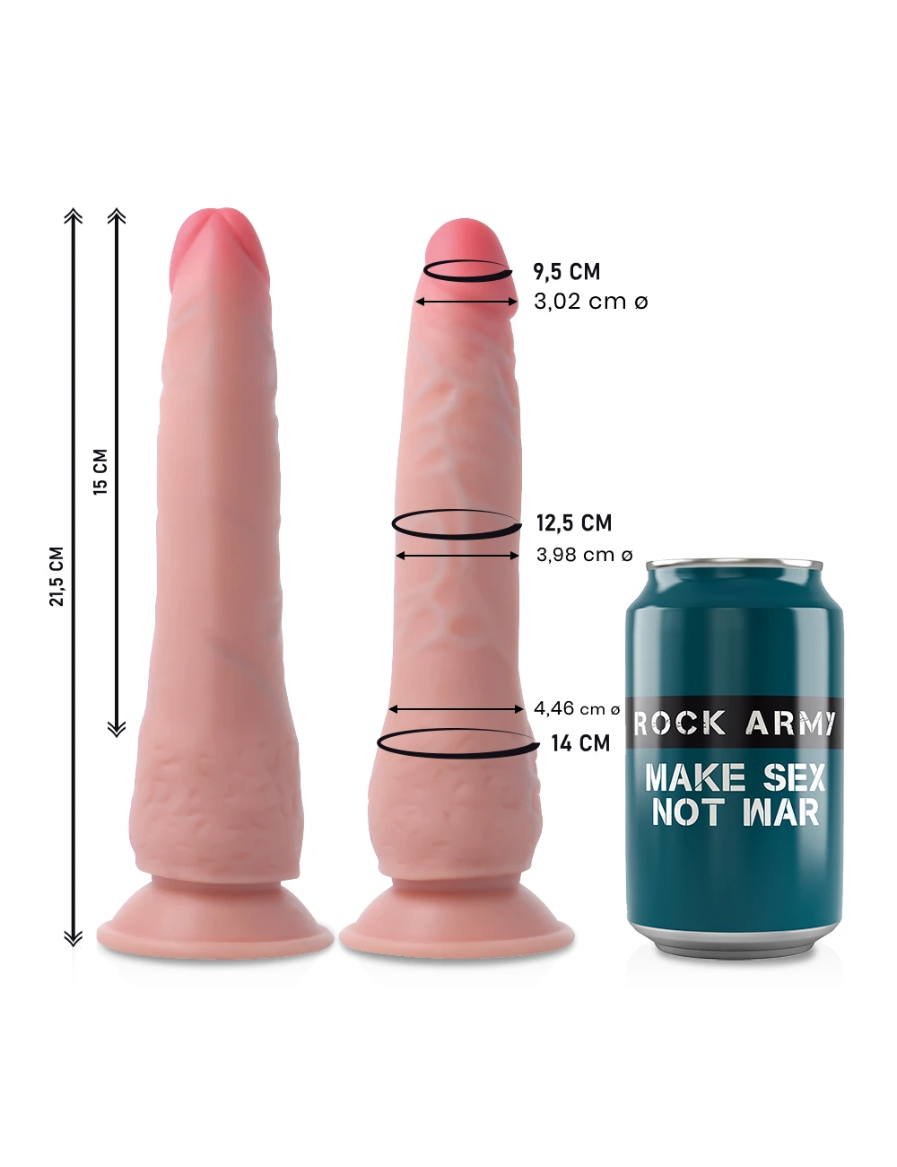ROCKARMY DUAL DENSITY CRUSADER 21,5CM ROCKARMY DUAL DENSITY CRUSADER 21,5CM