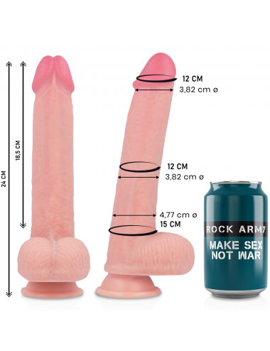 ROCKARMY LIQUID SILICONE PREMIUM KINGCOBRA REALISTIC 24CM