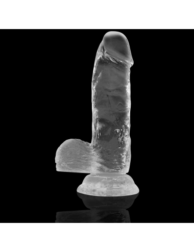 XRAY CLEAR COCK WITH BALLS  15.5CM X 3.5CM