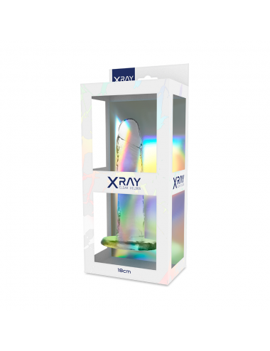 XRAY CLEAR COCK 18CM X 4CM
