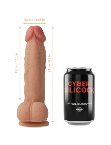 CYBER SILICOCK  SAUL ULTRA REALISTIC SOFT LIQUID SILICONE 21CM